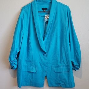 Torrid Linen Blazer. Size 3. Never Worn.